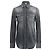 Camisa de mezclilla lavada con botones de Saint Laurent en algodón gris