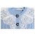 Self portrait Hellblauer Acryl-Cardigan mit Spitzenbesatz und Kabelstrick von Self-Portrait - Ansicht 5