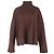 Autre Marque Der Rhea Rollkragenpullover von The Frankie Shop aus brauner Wolle
