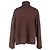 Autre Marque Der Rhea Rollkragenpullover von The Frankie Shop aus brauner Wolle - Ansicht 3