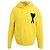 Ami Ami de Coeur bestickter Hoodie aus gelber Wolle