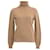 Max Mara Strickpullover mit Rollkragen aus brauner Wolle Rot  - Ansicht 1