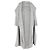 Cappotto lungo aperto Max Mara in lana grigia Grigio