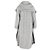 Cappotto lungo aperto Max Mara in lana grigia Grigio - vista 3