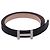 Cinturón reversible Hermès Mini Constance en cuero de ternera negro