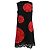 Abito Mini a Pois con Dettagli in Pizzo Dolce & Gabbana in Cotone Nero e Rosso