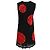 Abito Mini a Pois con Dettagli in Pizzo Dolce & Gabbana in Cotone Nero e Rosso - vista 3