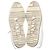 Sneakers Oxford a piattaforma in pelle argento metallico Prada Wingtip - vista 6