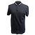 Polo a righe con colletto a maniche corte Lanvin in cotone nero