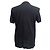 Polo a righe con colletto a maniche corte Lanvin in cotone nero - vista 3