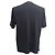 Camiseta de cuello de punto estampada Saint Laurent en algodón negro - vista 4