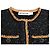Self portrait Cardigan court en tricot pailleté Self-Portrait en polyester noir - vue 5