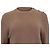 Brauner Baumwollpullover mit Rundhalsausschnitt von Brunello Cucinelli Rot - Ansicht 2