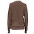 Brauner Baumwollpullover mit Rundhalsausschnitt von Brunello Cucinelli Rot - Ansicht 4