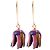 Boucles d'oreilles en forme de tulipe Marni en laiton multicolore - vue 2