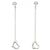 Tiffany & Co Orecchini a pendente Open Heart di Tiffany