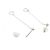 Tiffany & Co Orecchini a pendente Open Heart di Tiffany - vista 3