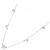 Autre Marque Collar de diamantes Au750 Plata - vista 2