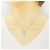 Autre Marque Collana in oro bianco K10 con acquamarina e topazio bianco Argento - vista 6