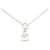 Hermès Hermes Amulette Birkin 925 Silver Necklace Silvery Metal