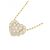 Autre Marque Collana con diamante a forma di cuore Au750 D'oro - vista 3