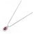 Autre Marque Collana in platino con rubini e diamanti Rosso - vista 2