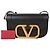 Valentino Borsa a tracolla Superbee con logo Nero