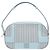 Givenchy Runder Schultertasche mit gestreiftem Muster Blau