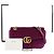 Gucci Borsa a Spalla Incrociata GG Marmont Small Porpora