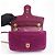 Gucci Borsa a Spalla Incrociata GG Marmont Small Porpora - vista 9