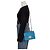 Prada Bolso cruzado de cadena con cierre Diagram Azul - vista 11