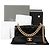 Chanel Borsa a spalla con pattina a fisarmonica Nero
