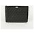 Chanel Clutch Medio in Pelle Caviar Boy Nero - vista 2