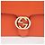 Gucci Interlocking Medium Chain Shoulder Bag Orange - view 3