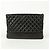 Chanel Clutch Gabrielle Grande Nero - vista 3