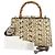 Gucci Nympheas Bamboo Tote and Shoulder Bag White