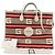 Gucci Borsa Tote Kan Stripe Bianco