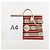 Gucci Borsa Tote Kan Stripe Bianco - vista 10