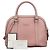 Gucci Borsa a spalla a cupola media Rosa
