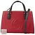 Gucci Borsa a spalla con manico superiore Soho Rosso