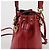 Fendi Borsa a Spalla Montrezzo Mini Bucket Tote Rosso - vista 2