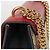 Gucci Borsa a tracolla incrociata piccola con catena e chiusura a paddle Rosso - vista 8