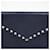 Valentino Clutch Rockstud Blu  - vista 3