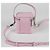 Salvatore Ferragamo Mini Borsa a Spalla Rosa - vista 4