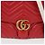 Gucci Borsa a spalla GG Marmont con tracolla Web Rosso - vista 2