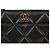 Chanel Clutch Media Nero - vista 3