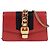 Gucci Mini borsa a tracolla con catena Rosso