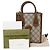 Gucci Verschlungene Mini Tote Schultertasche Braun