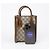 Gucci Verschlungene Mini Tote Schultertasche Braun - Ansicht 10