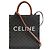 Triomphe Céline Borsa tote piccola a spalla Bianco